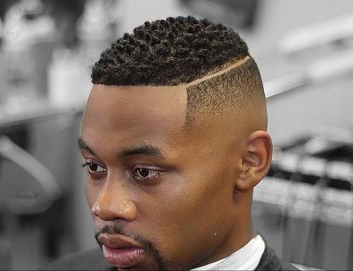 Low Faded Shaved Haircuts for Black Men