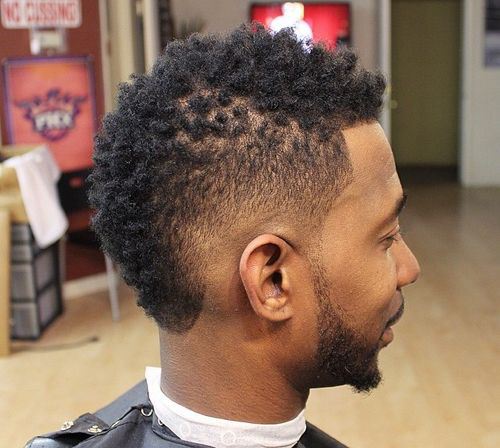 Fade Haircuts for Black Men with Natural Twist