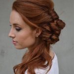 11.) Pompadour Pony Side Hairstyles for Prom Night