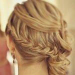 Side swept Braided Hairstyles for Prom Night