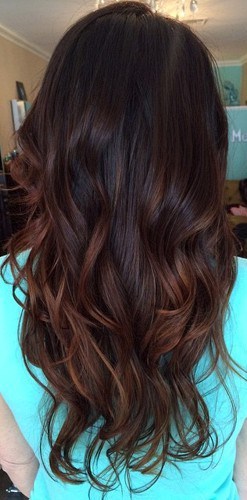 20 Stunning Vibrant Hues for Chocolate Brown Hair