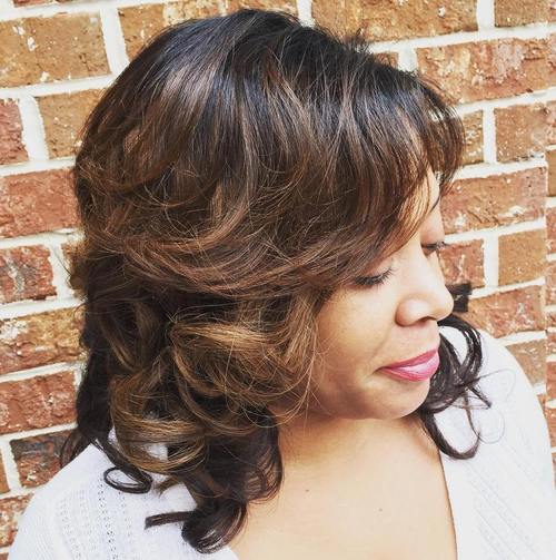 Low Keys and Curls Hairstyles-hairstyles for women over 40