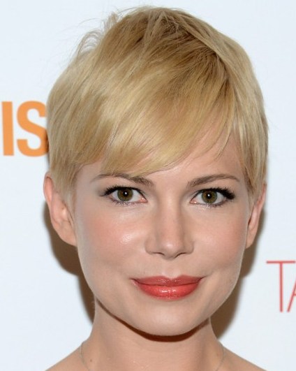 Extra Short Bangs for Pixie cut for Round Face