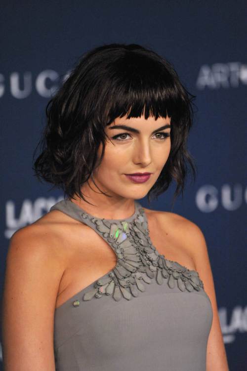  Pageboy Cut with Cropped Jagged Bangs Haircuts for thick hair