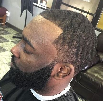 360 Waved and Beard Fade Haircuts for Black Men
