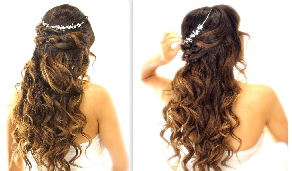 Half Up and Half Down Bridesmaid Hairstyles