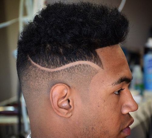 Wave Fade Sporty haircuts for men
