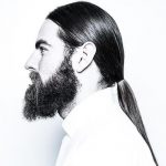 7.) Semi Braided Long Hairstyles for Men