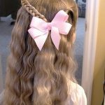 A vintage Updo Hairstyles for Little Girls
