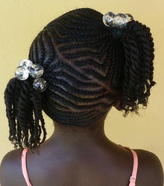 Angel Cornrow Braids for Kids Simple cornrows Braids for Kids