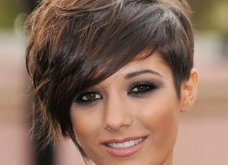 20 Gorgeous Looks with Pixie Cut for Round Face Asymmetric Pixie Cut for Round Face