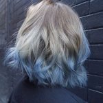 Blue Beauty Short Ombre Hair Ideas