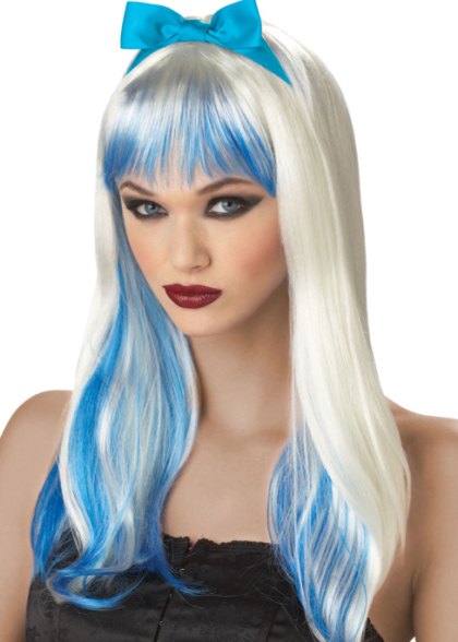 Blue and Blonde-Two Tone Hairstyles