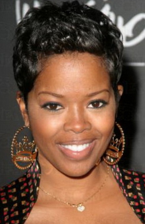 Bobby Pinned Hairstyle- African American Short Hairstyles