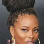 Box Braids Bun Hairstyles for Black Women