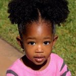 Braided and Pony Tail Black Girl Hairstyles