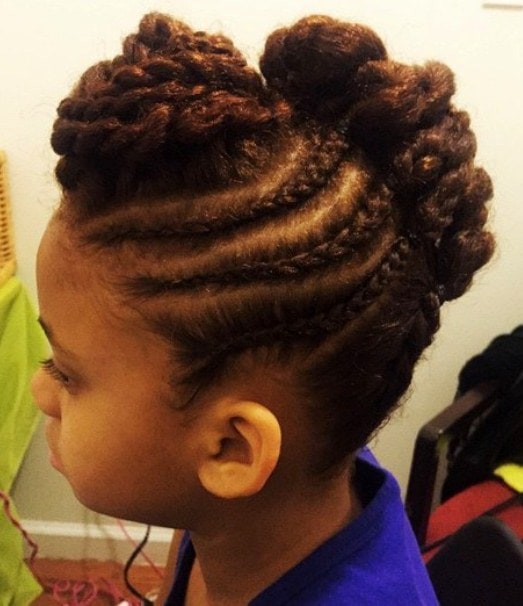 Braided style Hairstyles for Little Girls