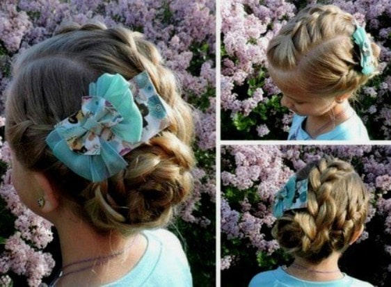 Classic Child Updo Hairstyles for Little Girls