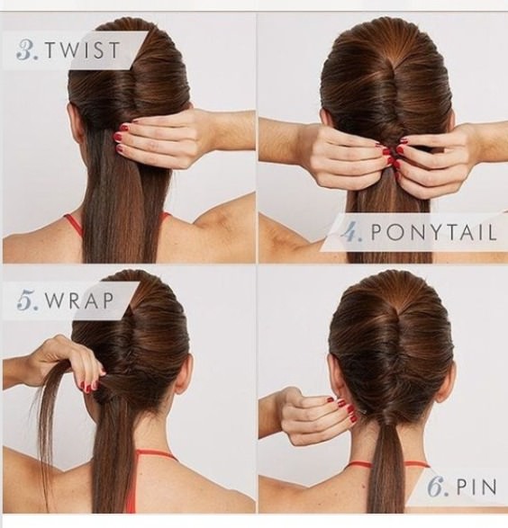 Classy Hairstyles for Girls The Twist and Flip Bun