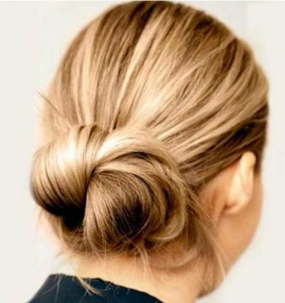 Classy Hairstyles for Girls Twisted Bun