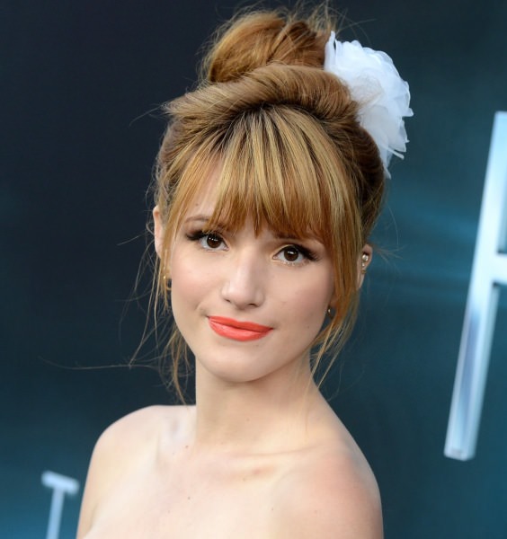 Classy Hairstyles for Girls Updo and Bangs