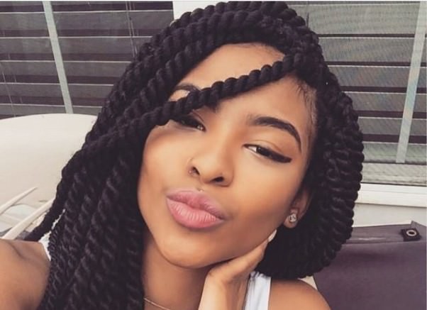 Cool Black Braided Hairstyles Marley Twists