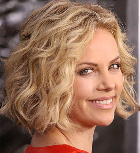 Curly Inverted Bob Cute Haircuts for Girls