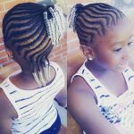 Curvy Cornrows with Beaded Ends Simple Braids for Kids
