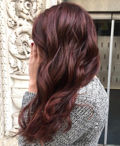 Deep Chocolate Auburn Auburn Hair Color Ideas