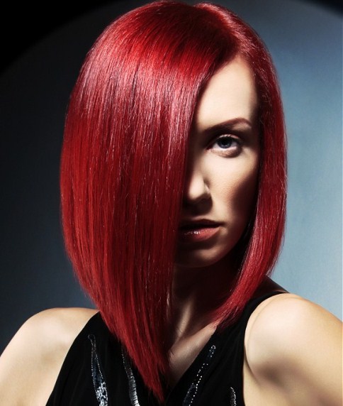 Different Shades of Red-Two Tone Hairstyles