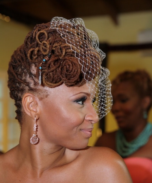 Circle of Love Black Wedding Hairstyles