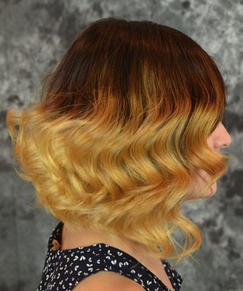 Fabulous Finger Waves Short Ombre Hair Ideas