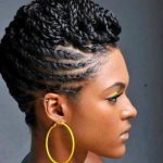Fancy Short Hairstyles for Black Women Braided Hair