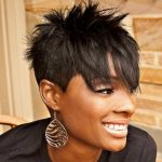 Fancy Short Hairstyles for Black Women Spiky Hair