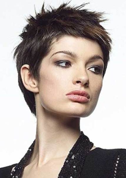 Layered Pixie with Fringes- Short Haircuts for Fine Hair