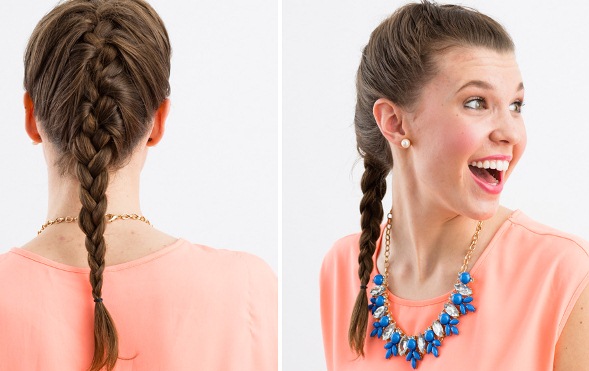 Fishtail braid- Easy hairstyles to make at home