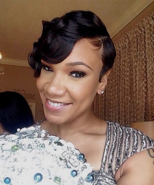 Flawless Finger Waves Black Wedding Hairstyles