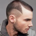 Geometric Shaved punk hairstyles for men