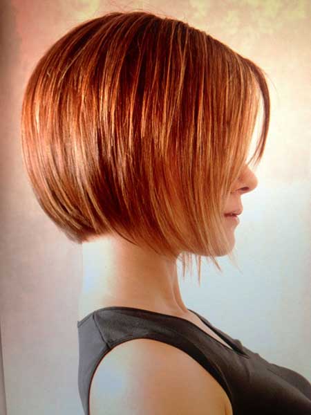 Ginger short bob hairstyles 2016