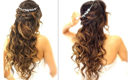 Half Up Half Down Wedding Hairstyle - Hairstyles for Women