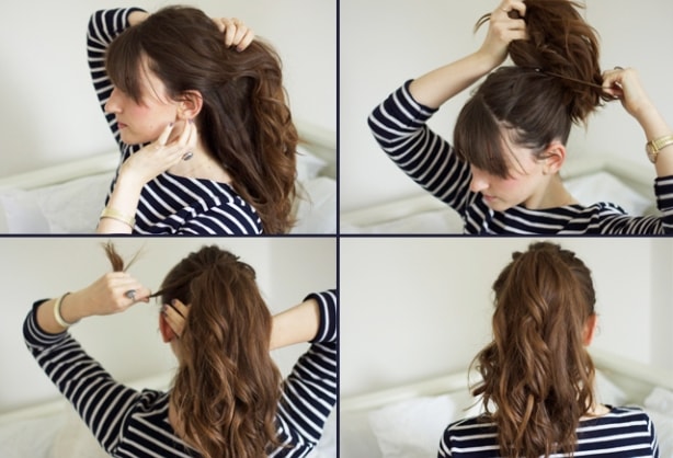 How to Curl Your Hair with Ponytail