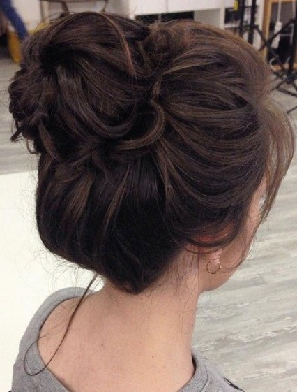 Interlocked Top Knot Bun-Top Knot Hairstyles