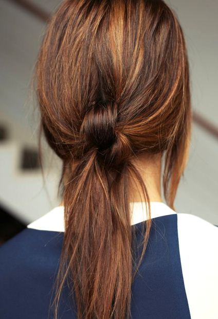 Knot Ponytail- Easy hairstyles to Make at Home