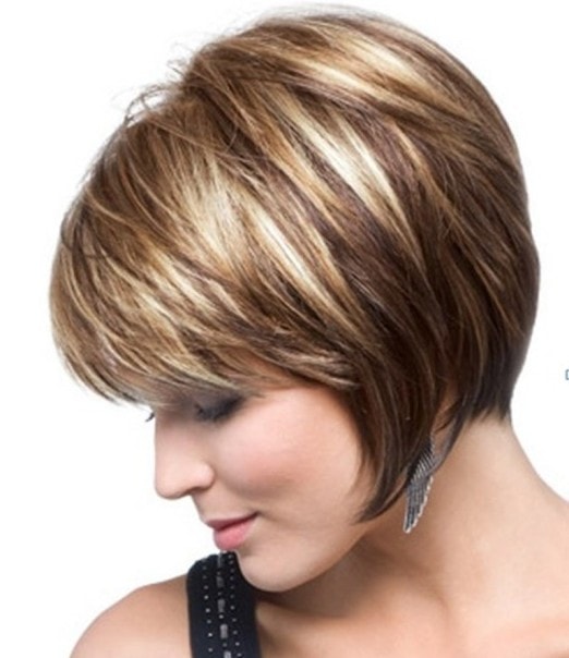 Layered Bob Short Hairstyles for Fine Hair