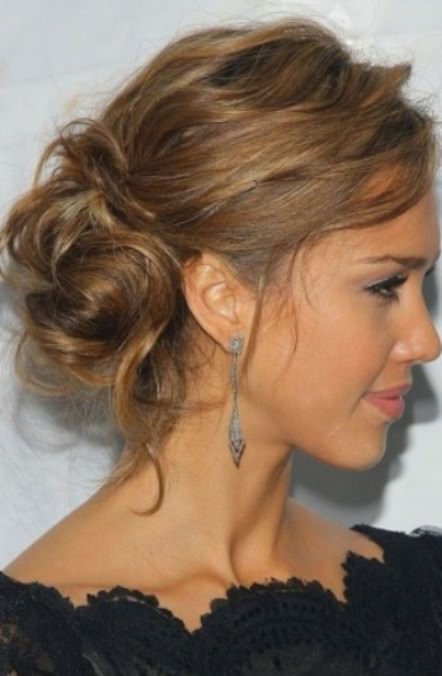 Loose Curly Messy Updo - Updos for Curly Hair