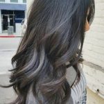 Loose Layers with Silver Highlights- Layered Hairstyles for Long Hair