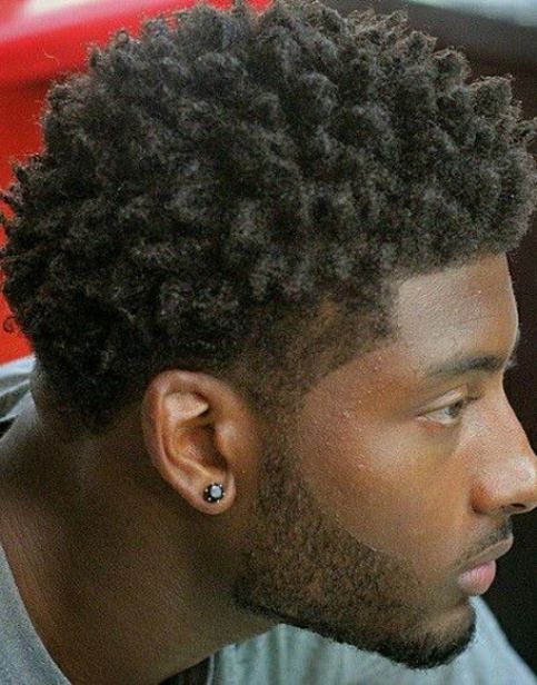 Low Tapered Afro for Black Men- Haircuts for Black Men
