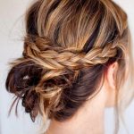 Messy Braided Updo – Prom Updos for Long Hair