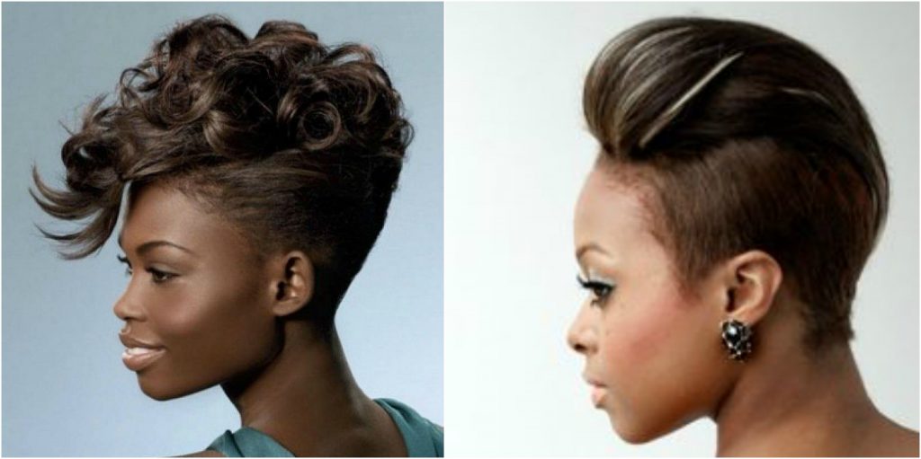 Modern Mohawk Hairstyle for Black Women