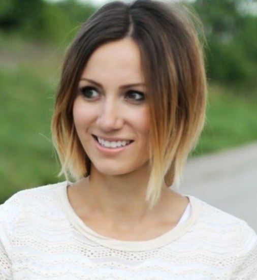 Ombre Bob- Brown Ombre Hair Ideas